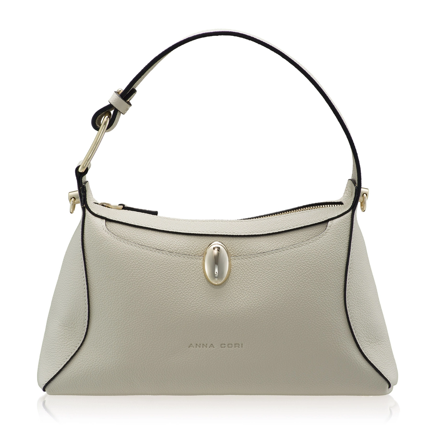 Imagine Geanta dama de Mana LIORA 01 BOTTALATO PANNA