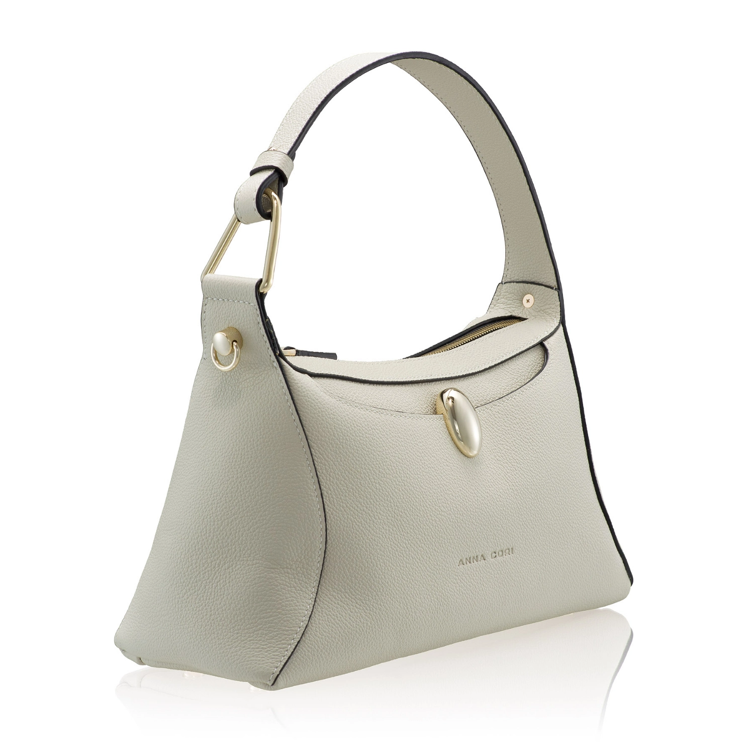 Imagine Geanta dama de Mana LIORA 01 BOTTALATO PANNA