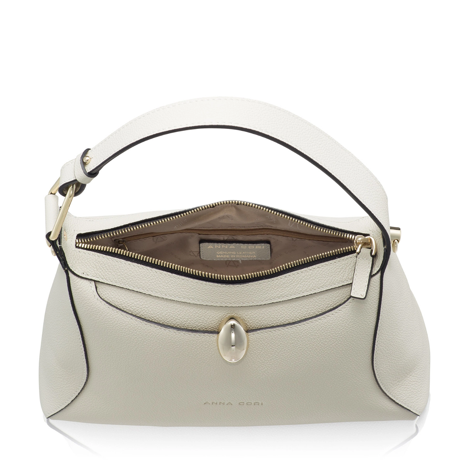 Imagine Geanta dama de Mana LIORA 01 BOTTALATO PANNA