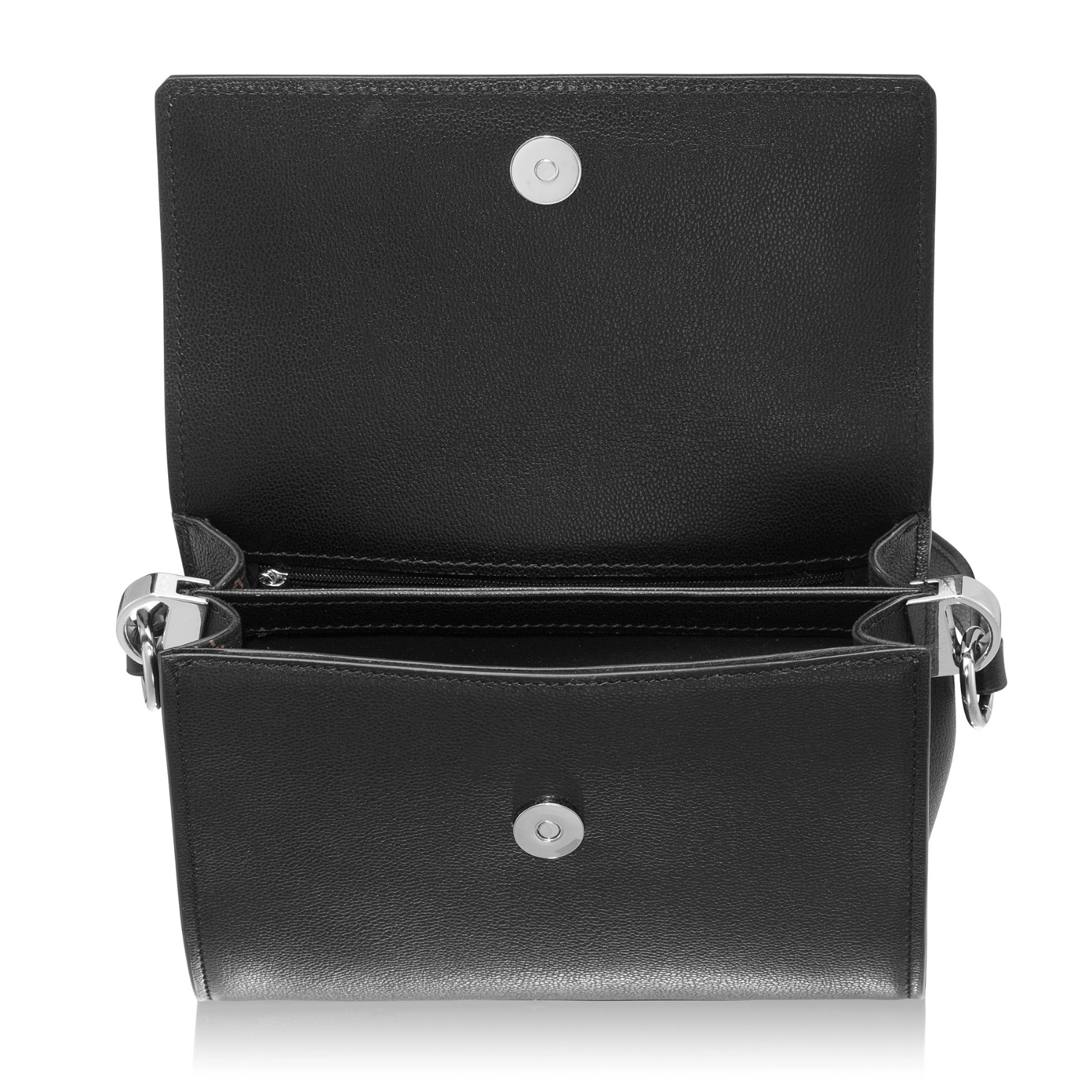 Imagine Geanta dama de Umar IRISA 02 VITELLO STAMP NEGRU