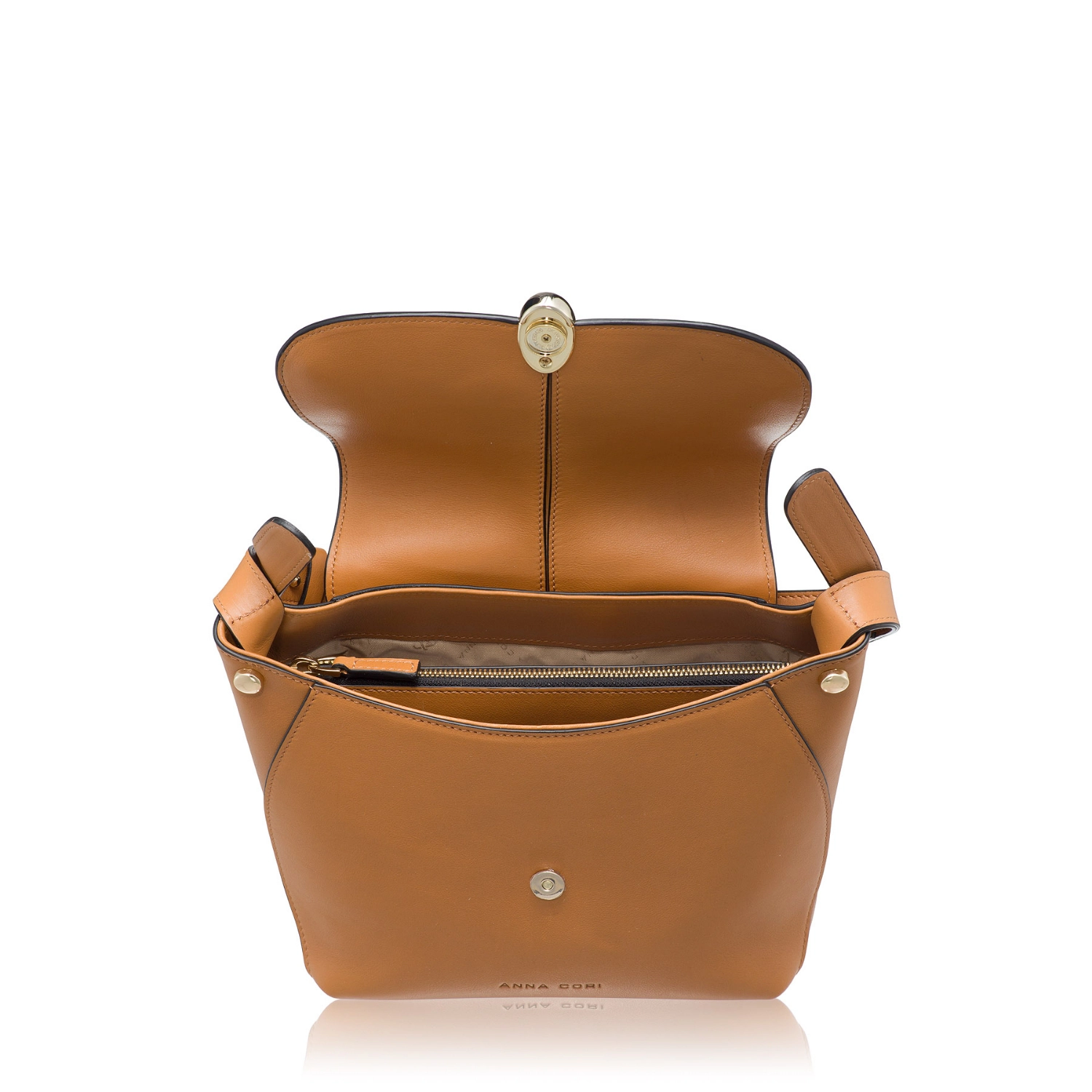 Imagine Geanta dama de umar LIORA 02 VITELLO CAMEL