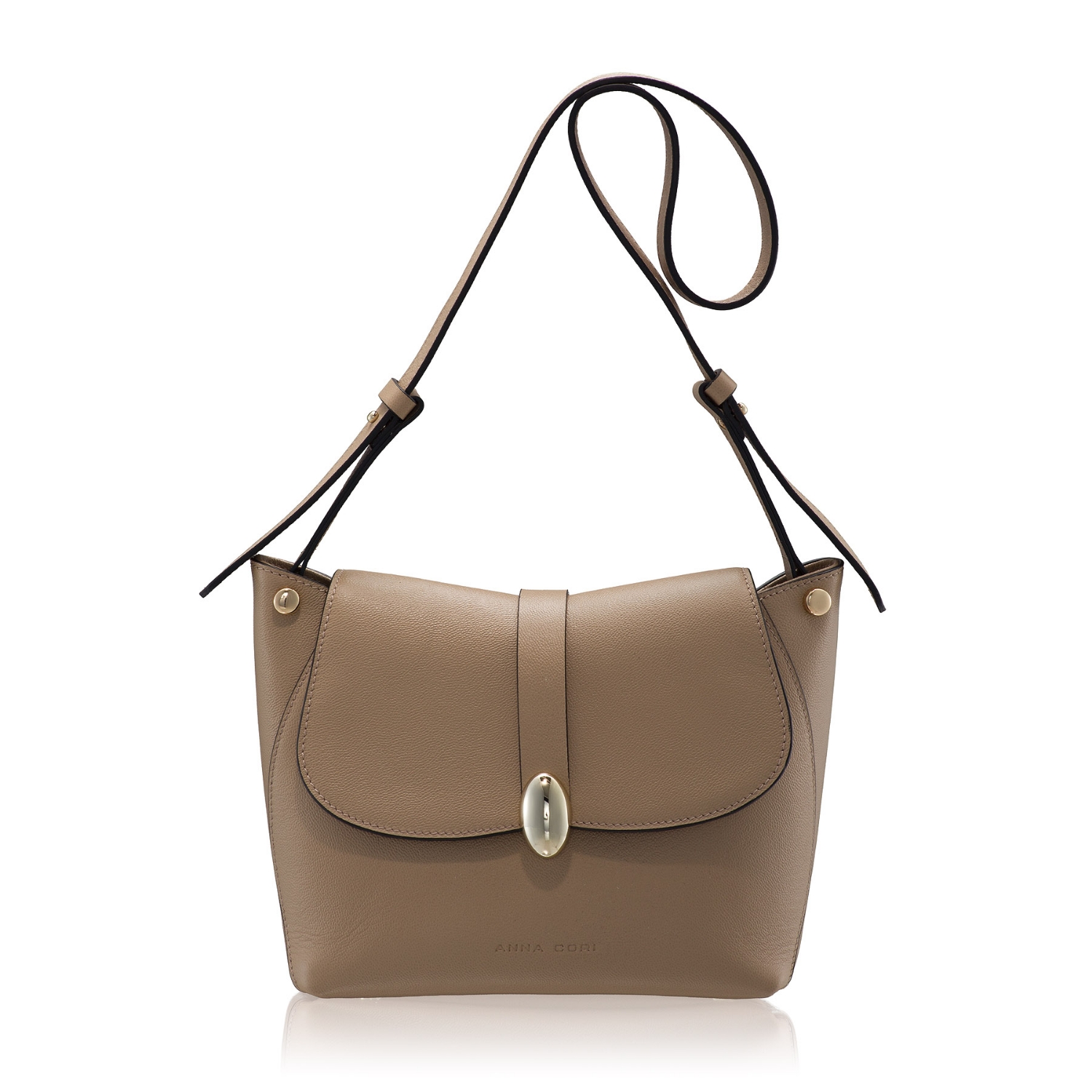 Imagine Geanta dama de umar LIORA 02 VITELLO STAMP BEJ