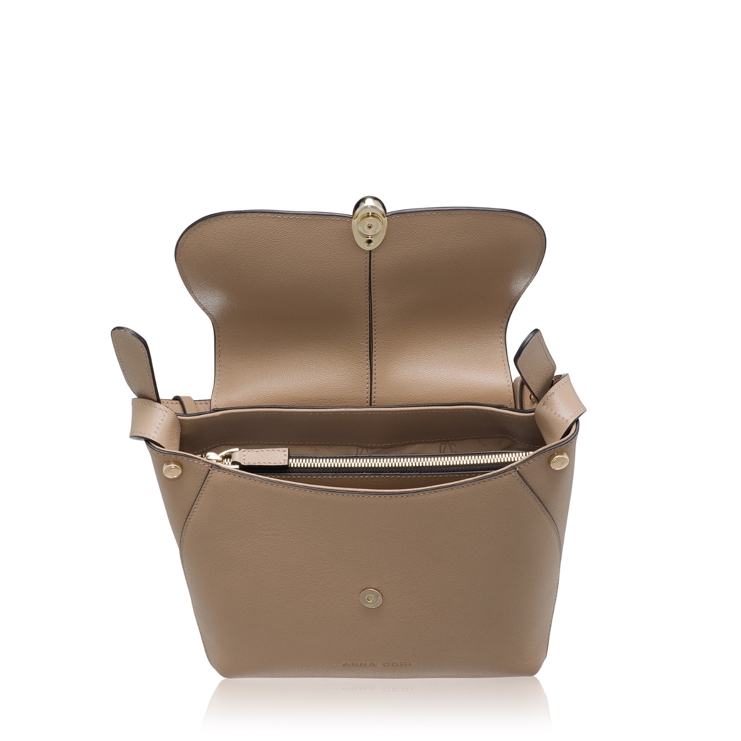 Imagine Geanta dama de umar LIORA 02 VITELLO STAMP BEJ