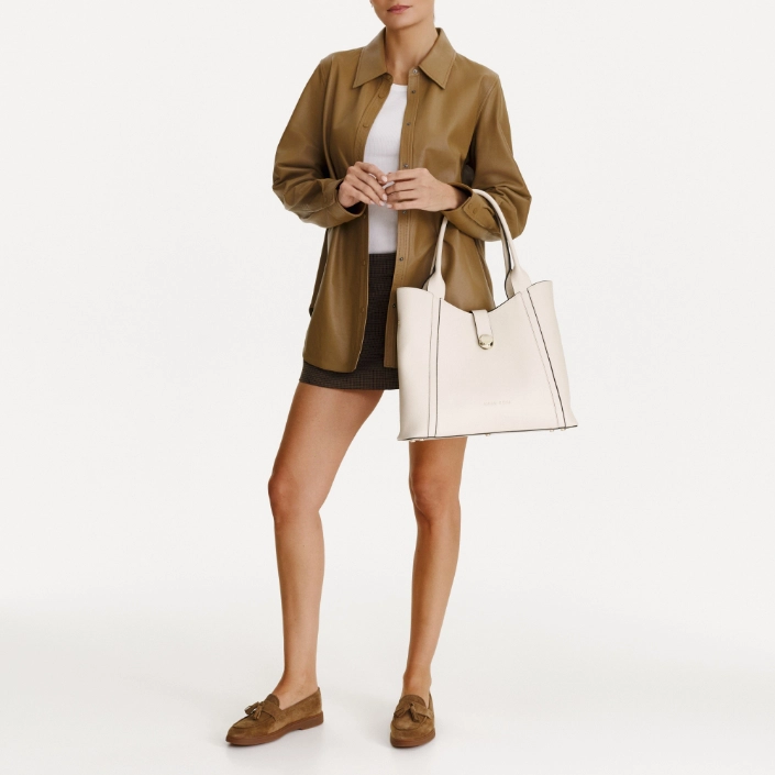 Geanta dama de umar GOLDA 02 VITELLO STAMP PANNA