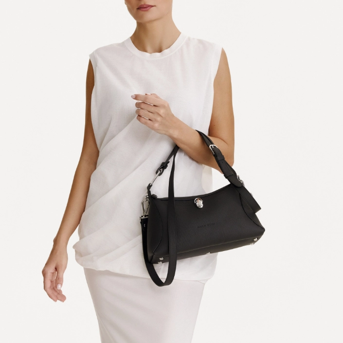 Geanta dama de Mana LIORA 01 BOTTALATO NEGRU