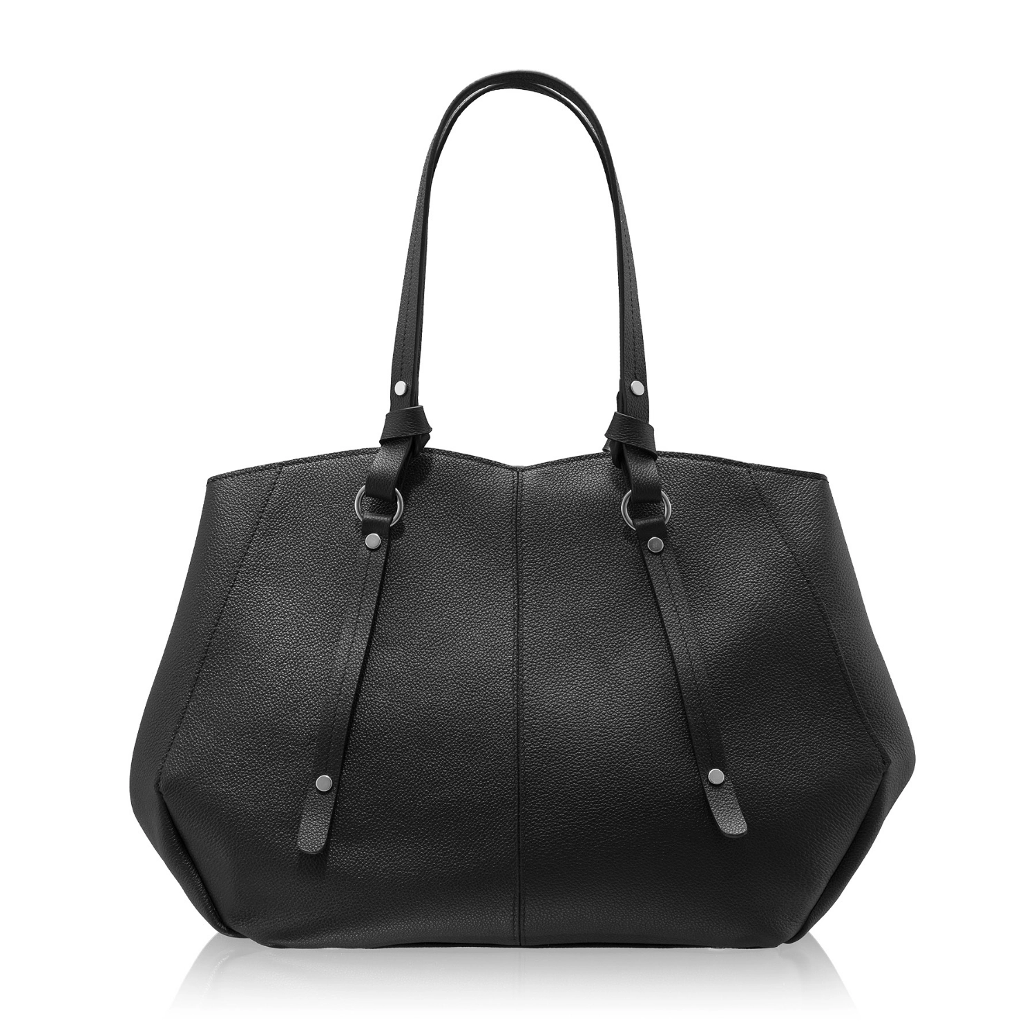 Imagine Geanta dama de Mana DIORA 01 BOTTALATO NEGRU