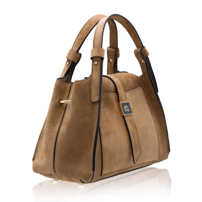 Geanta dama de Mana BLUMA 01 CROSTA CAPPUCINO Geanta dama de Mana BLUMA 01 CROSTA CAPPUCINO