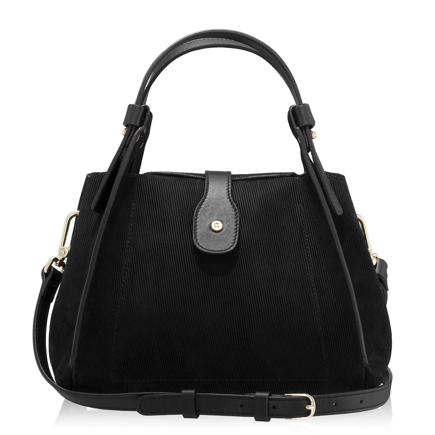 Imagine Geanta dama de Mana BLUMA 01 CRST REIAT+VIT NEGRU