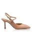 Imagine Pantofi Decupati Dama 8460 Lac Nude