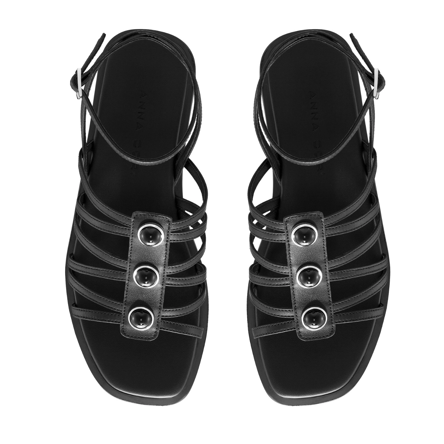 Imagine Sandale Dama 8365 Vitello Negru