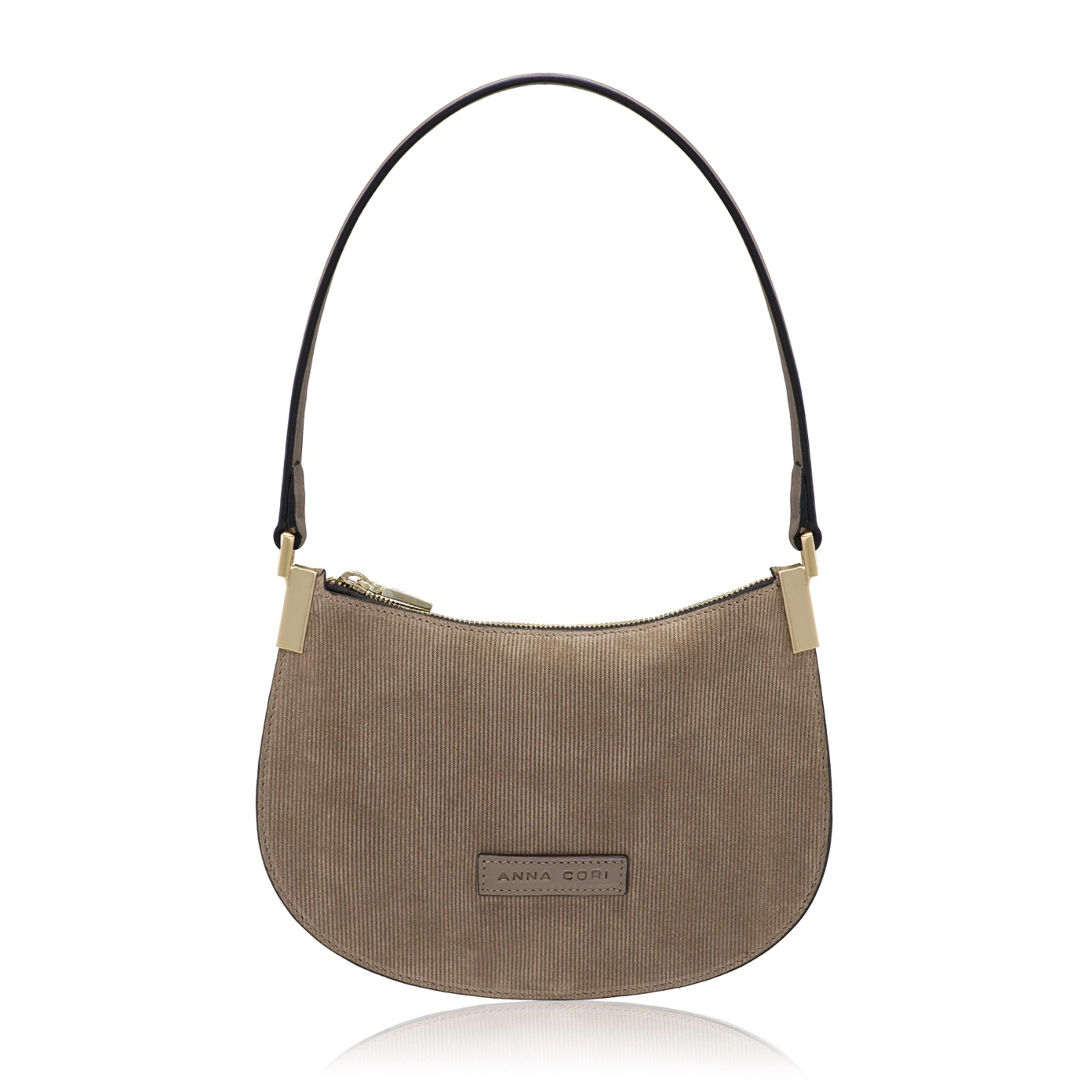 Imagine Geanta dama de umar ELIANA 01 CROSTA REIAT+VIT TAUPE