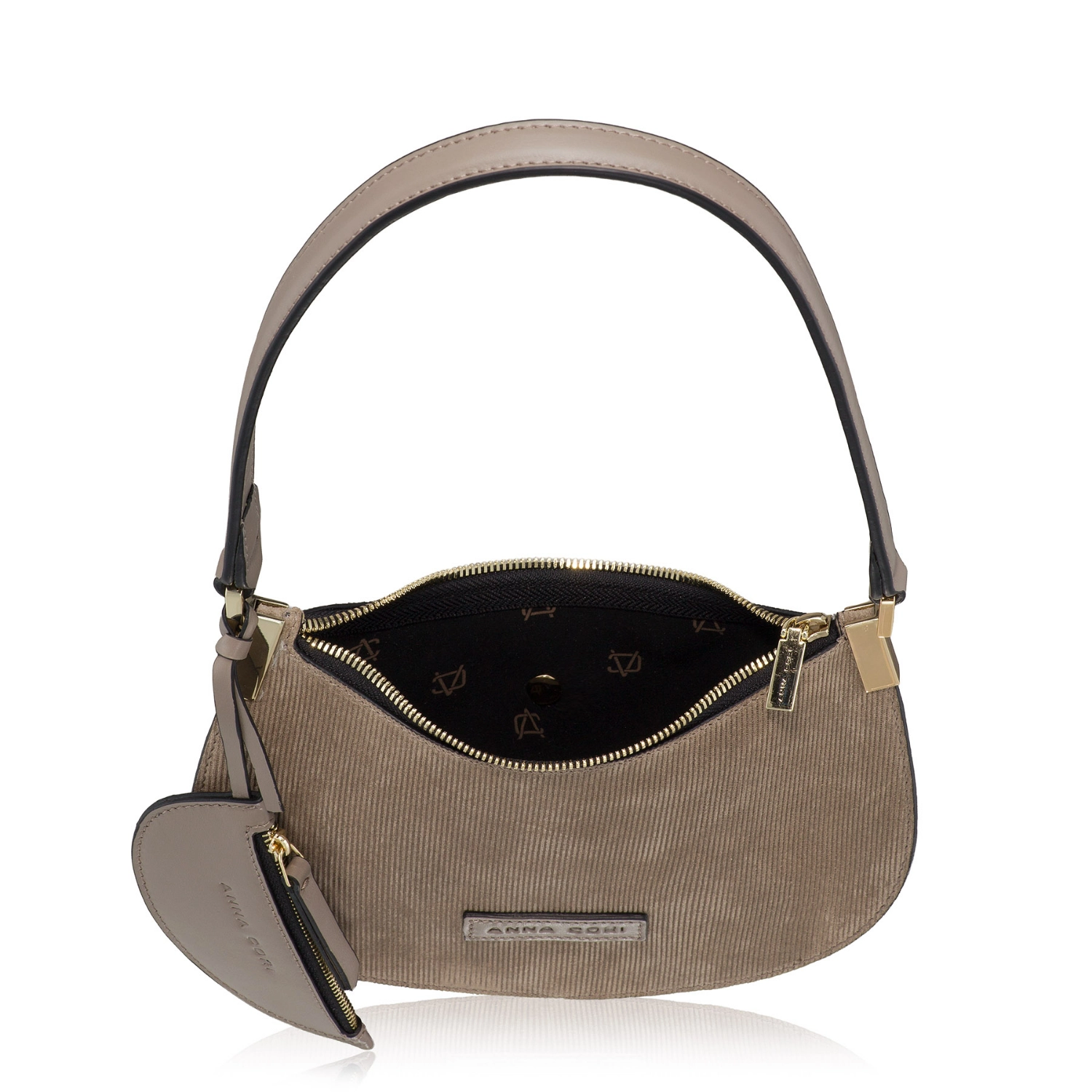 Imagine Geanta dama de umar ELIANA 01 CROSTA REIAT+VIT TAUPE