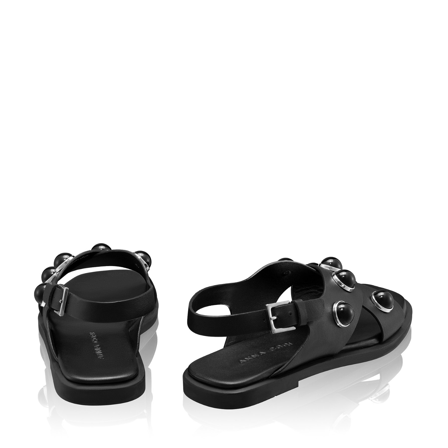 Imagine Sandale Dama 8360 Vitello Negru