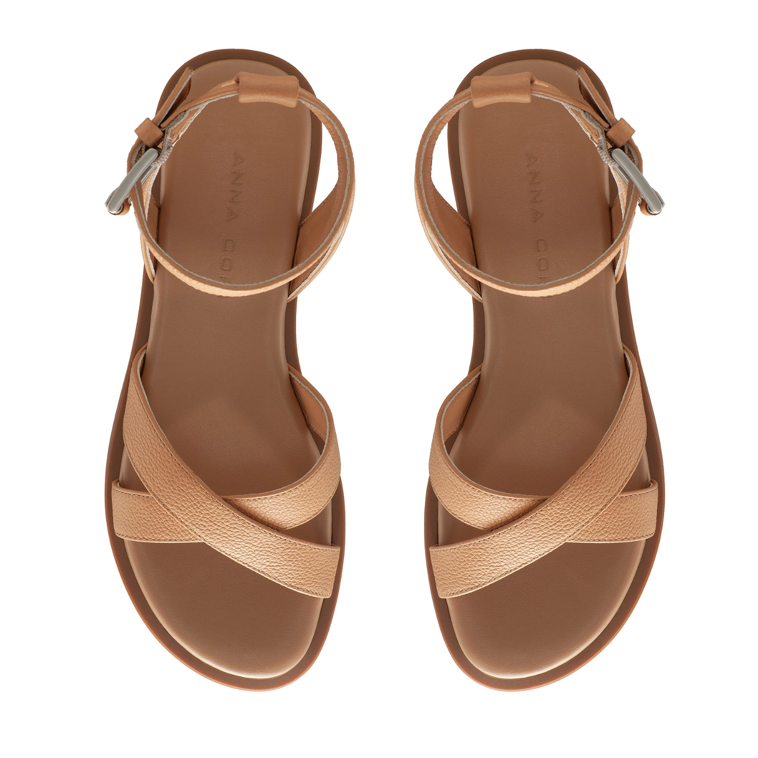 Picture of Women's Leather Sandals 8456 Bottalato Cappuccino