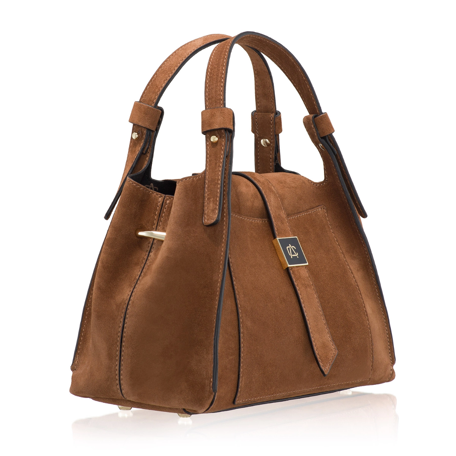 Picture of Women Leather Handbag BLUMA 01 CROSTA COGNAC