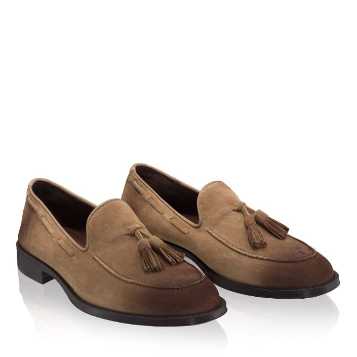 Men Natural Leather Shoes 7359 Crosta Taupe