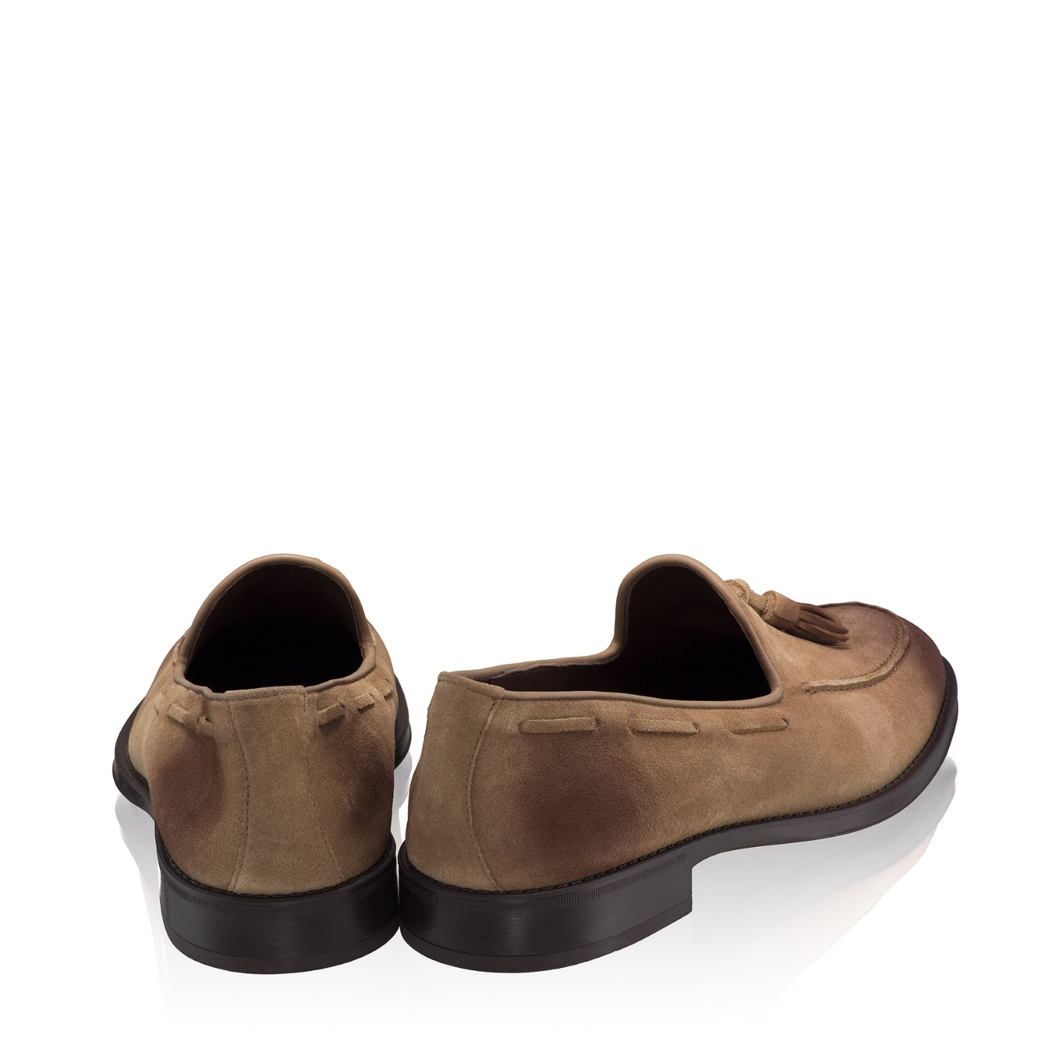 Picture of Men Natural Leather Shoes 7359 Crosta Taupe