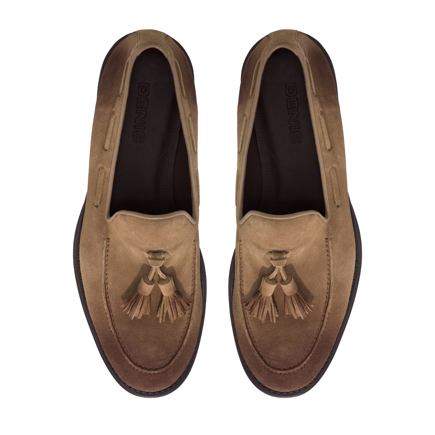 Picture of Men Natural Leather Shoes 7359 Crosta Taupe