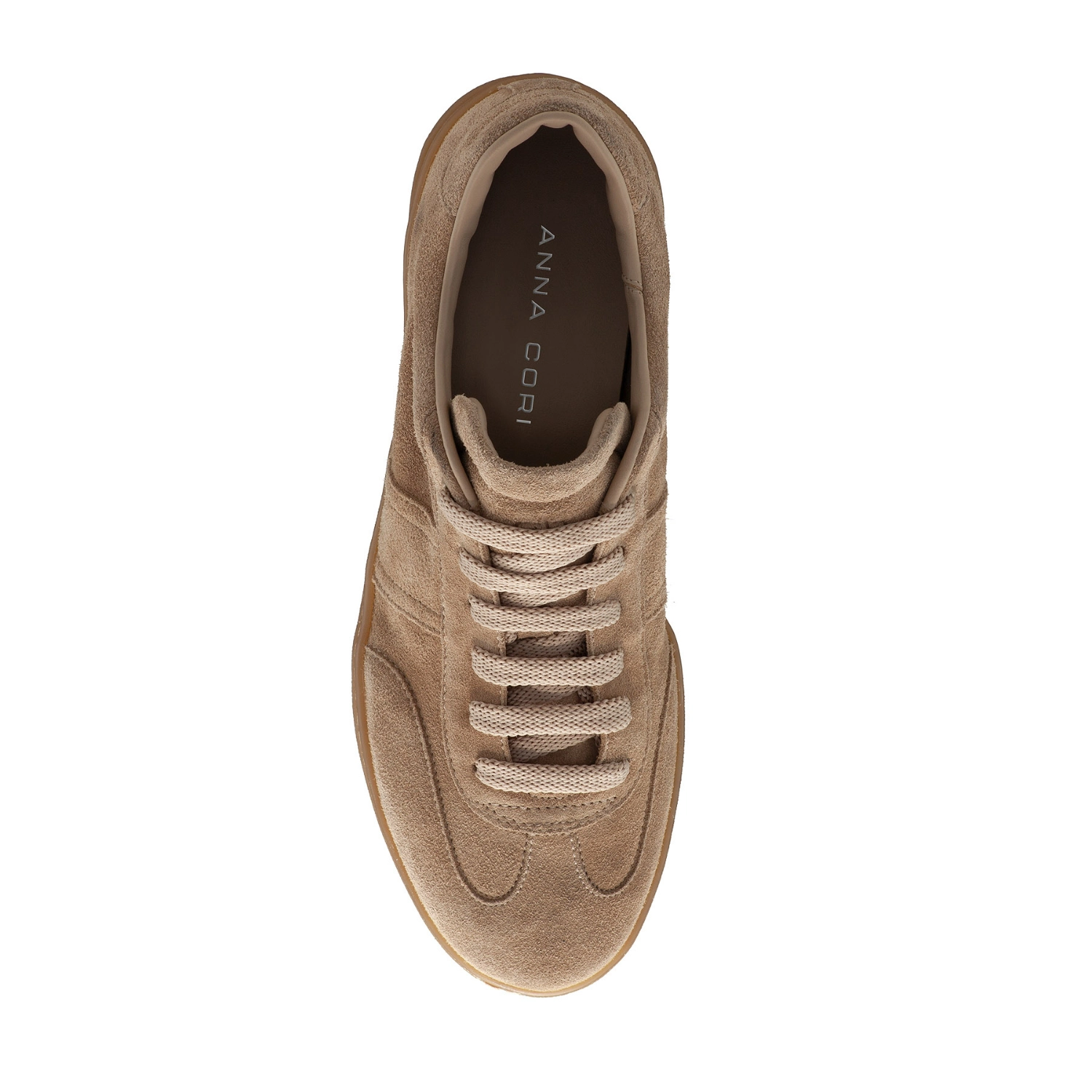 Picture of Women leather sport shoes 8066 Crosta Beige