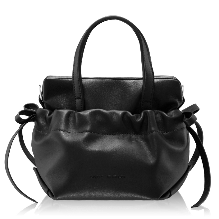 Picture of Women shoulder bag IANA 02 VITELLO BLACK