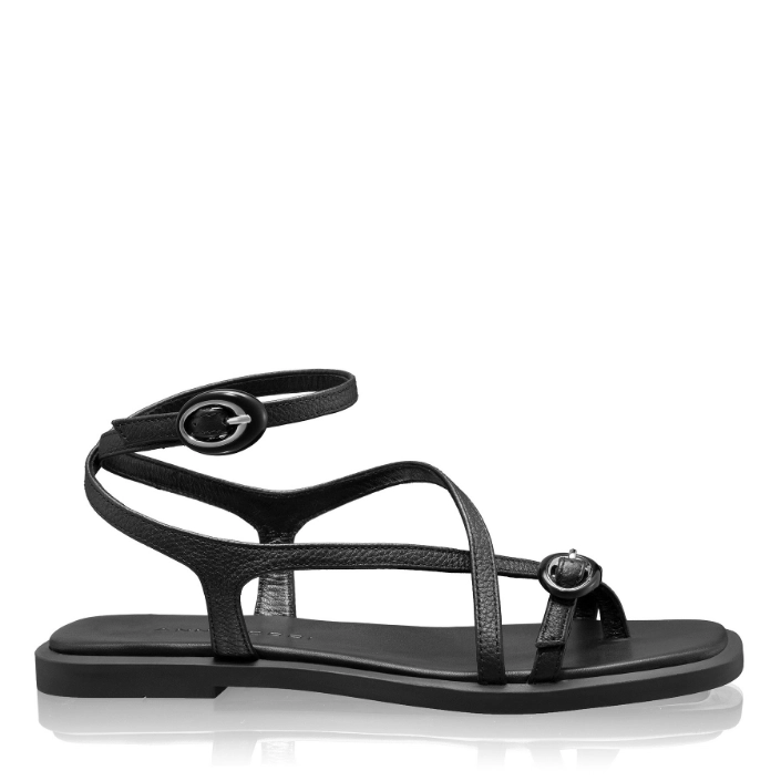 Picture of Women's leather sandals 8379 Bottalato Black