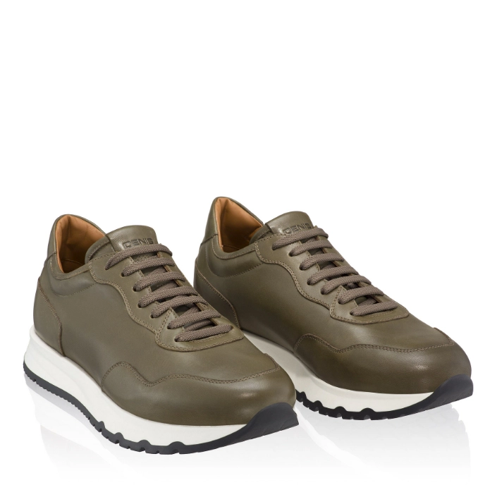 Pantofi Sport Barbati 9711 Vitello Militare Pantofi Sport Barbati 9711 Vitello Militare