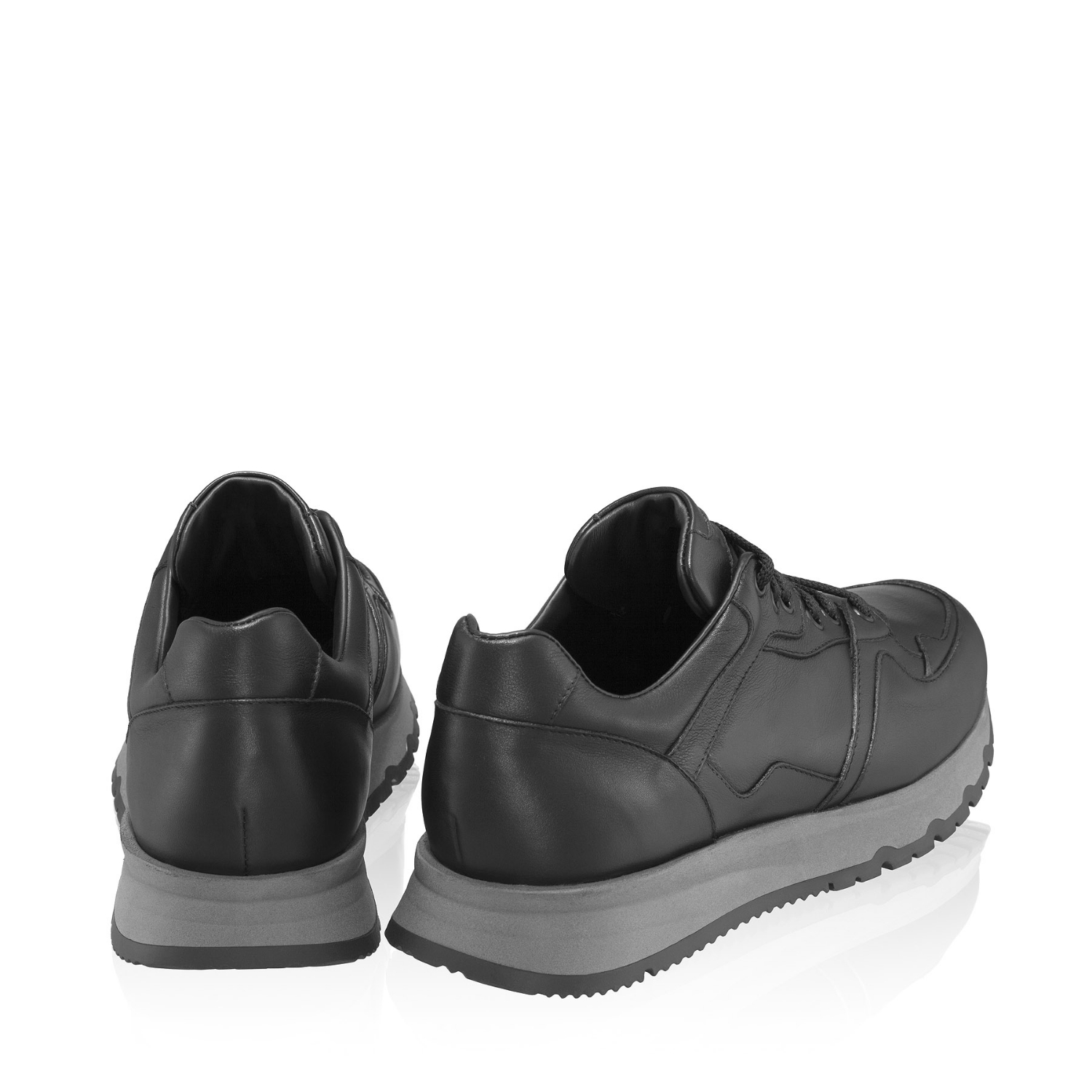 Imagine Pantofi Sport Barbati 9710 Vitello Negru