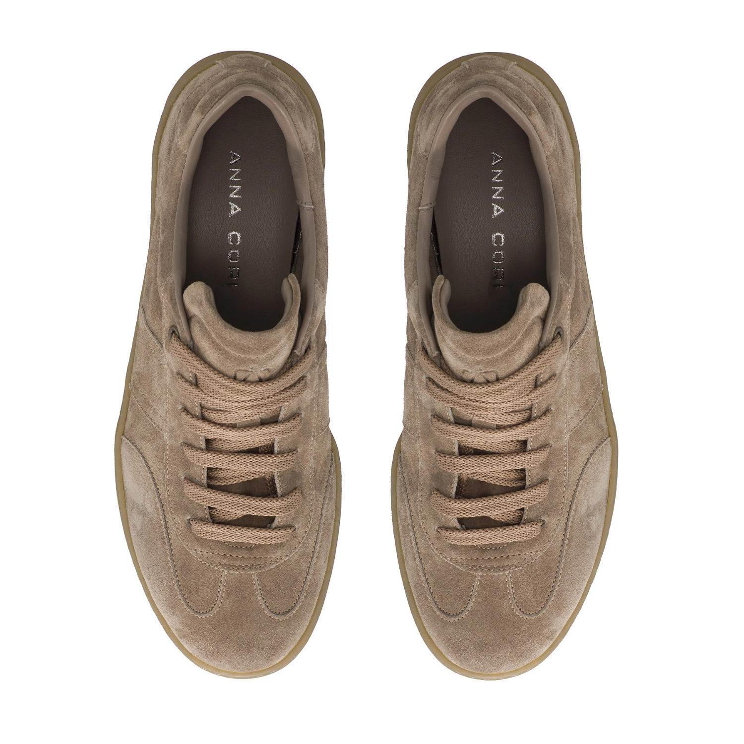 Picture of Women Leather Sport Shoes 8066 Crosta Crema