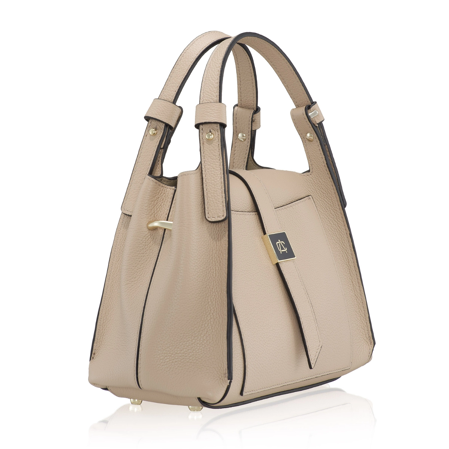 Imagine Geanta dama de Mana BLUMA 01 BOTTALATO BEJ