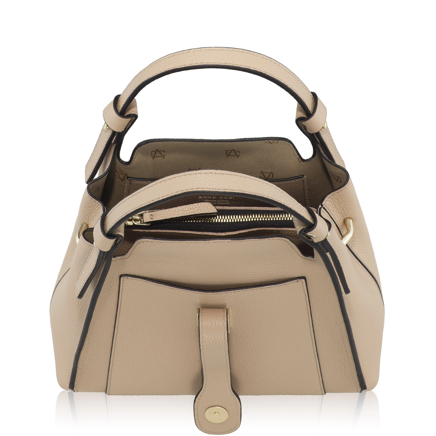 Imagine Geanta dama de Mana BLUMA 01 BOTTALATO BEJ