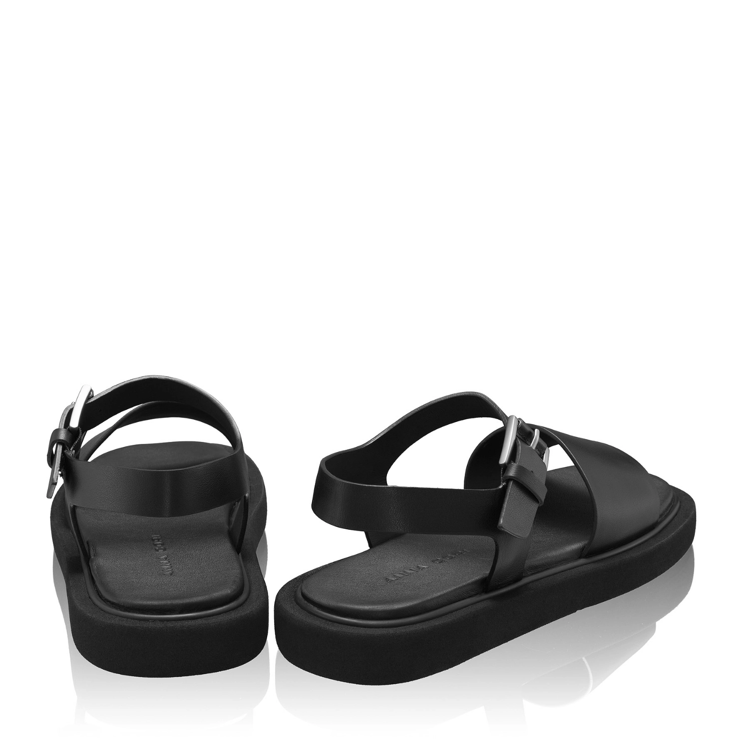 Imagine Sandale Dama 8418 Vitello Negru