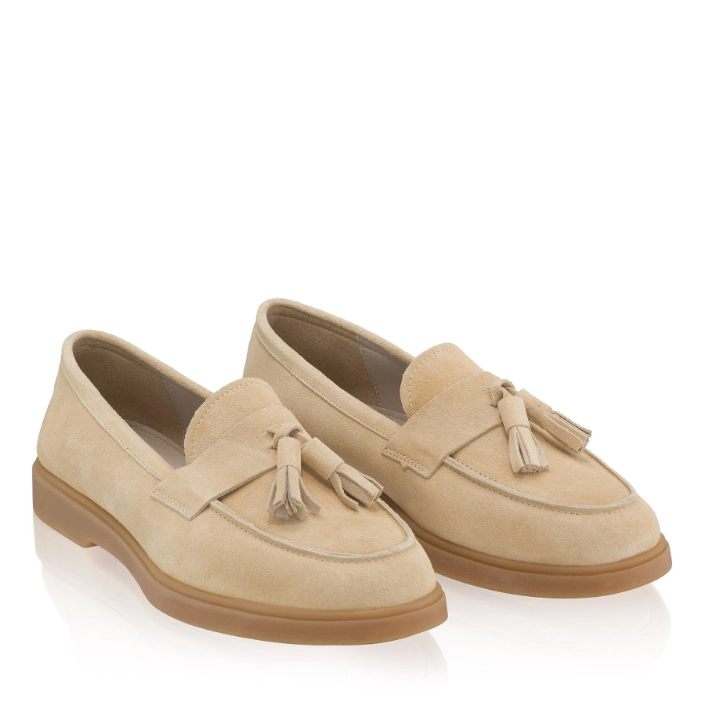 Women Casual Loafers 7517 Crosta Beige