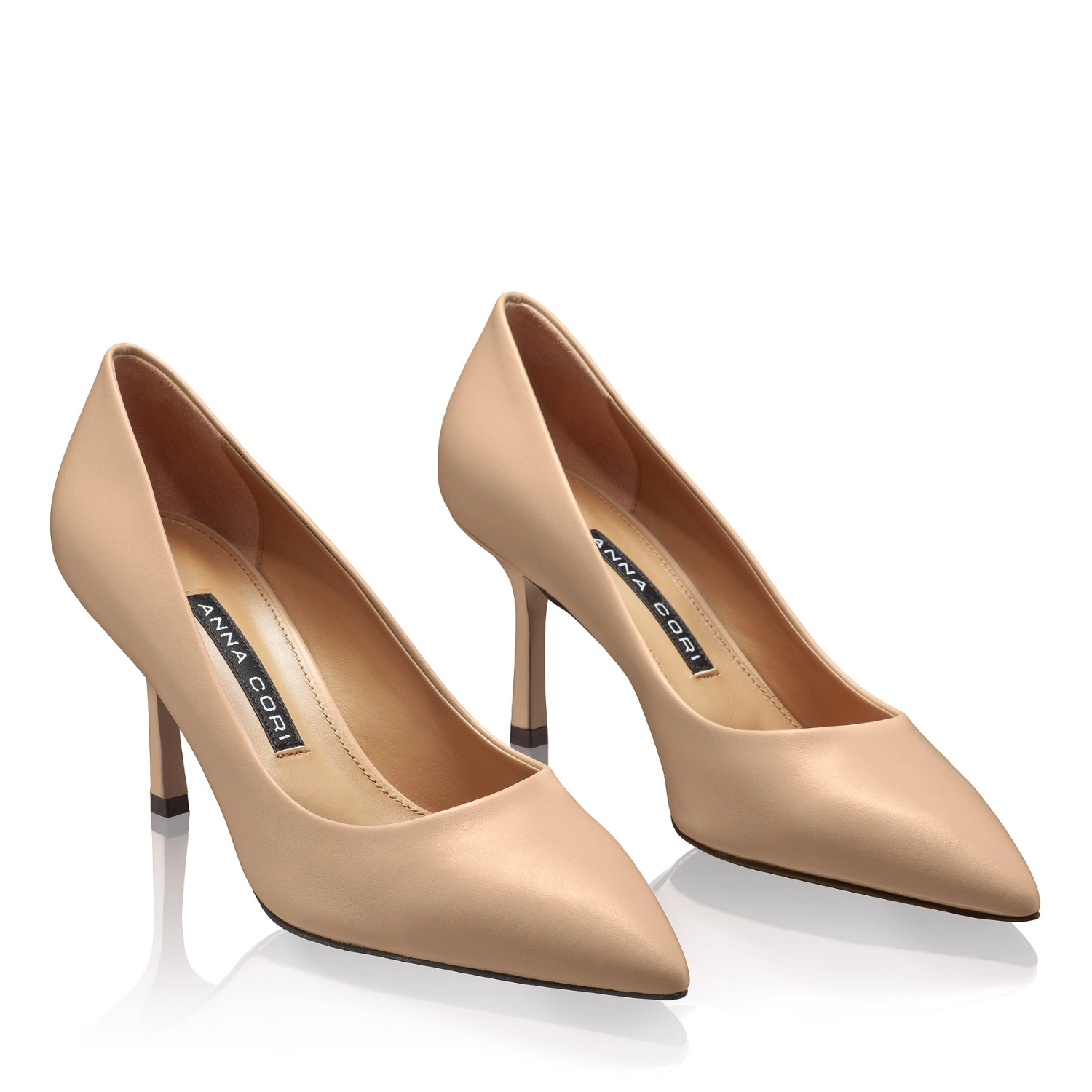 Picture of High-heel Pointed Toe Pumps 8026 Vitello Nude