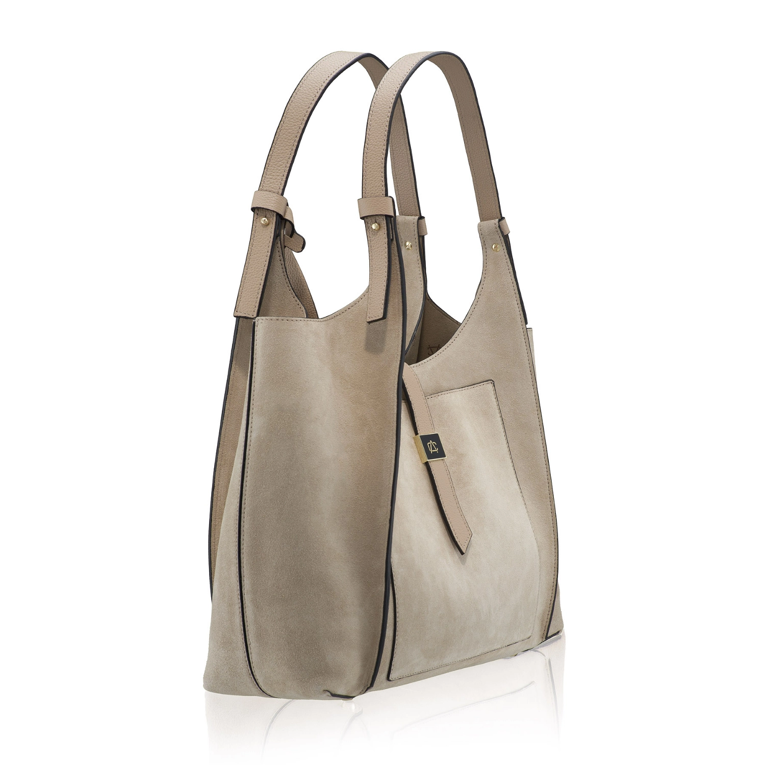 Picture of Women Leather Handbag BLUMA 03 CROSTA BEIGE