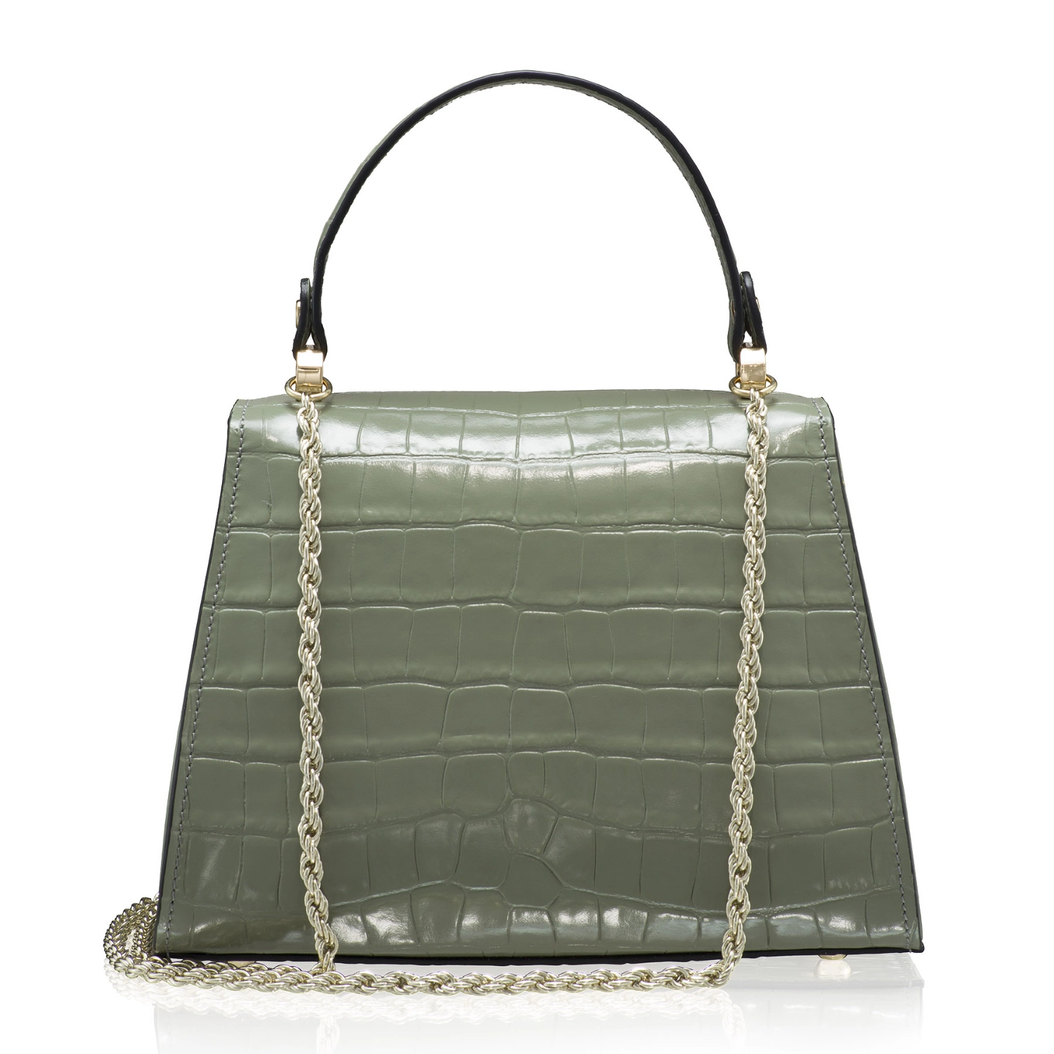 Imagine Geanta Dama de Mana MARY 01 CROCO OLIVE