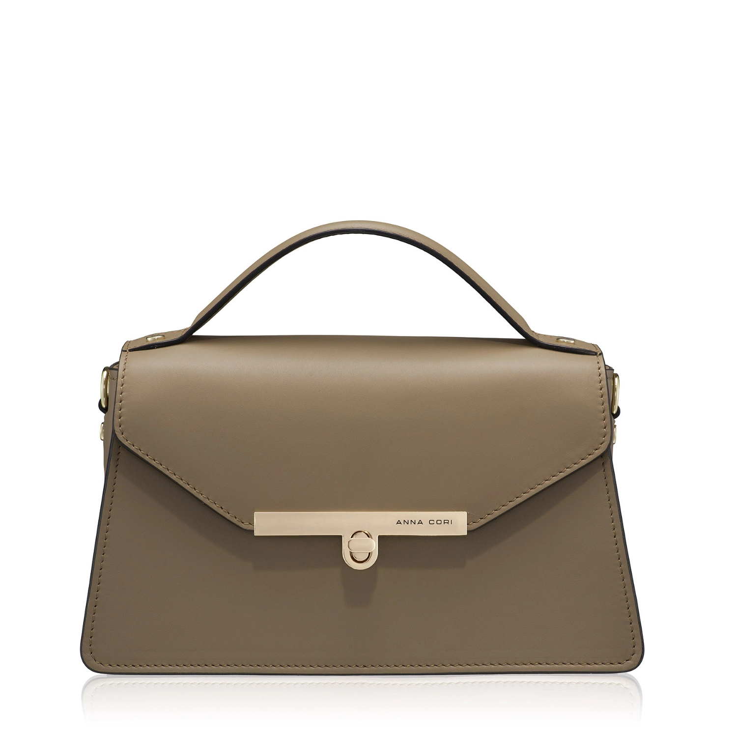 Imagine Geanta dama de mana CASEY 02 VITELLO TAUPE
