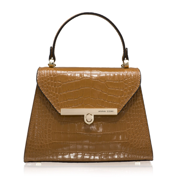 Imagine Geanta Dama de Mana MARY 01 CROCO CAMEL