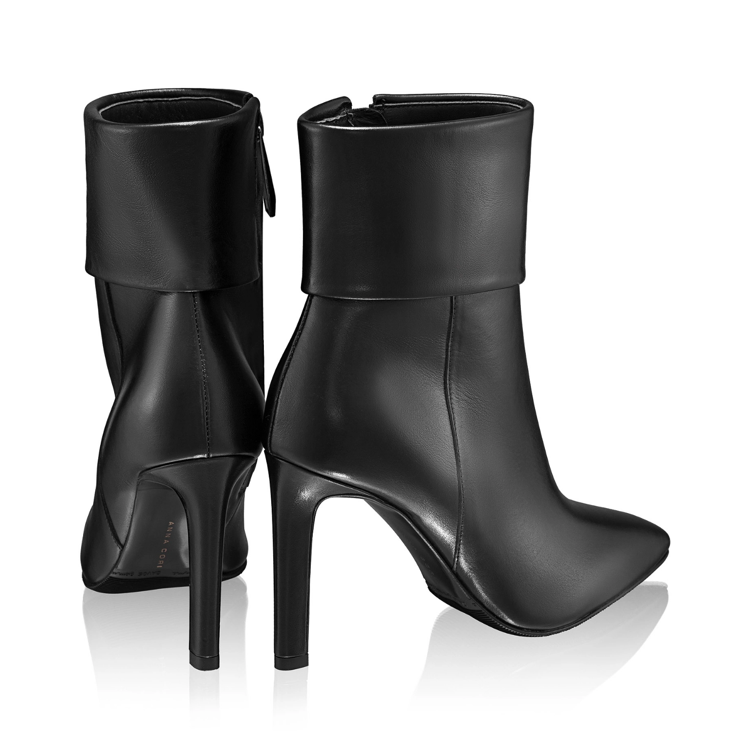 Imagine Botine Dama 8262 Nappa Negru