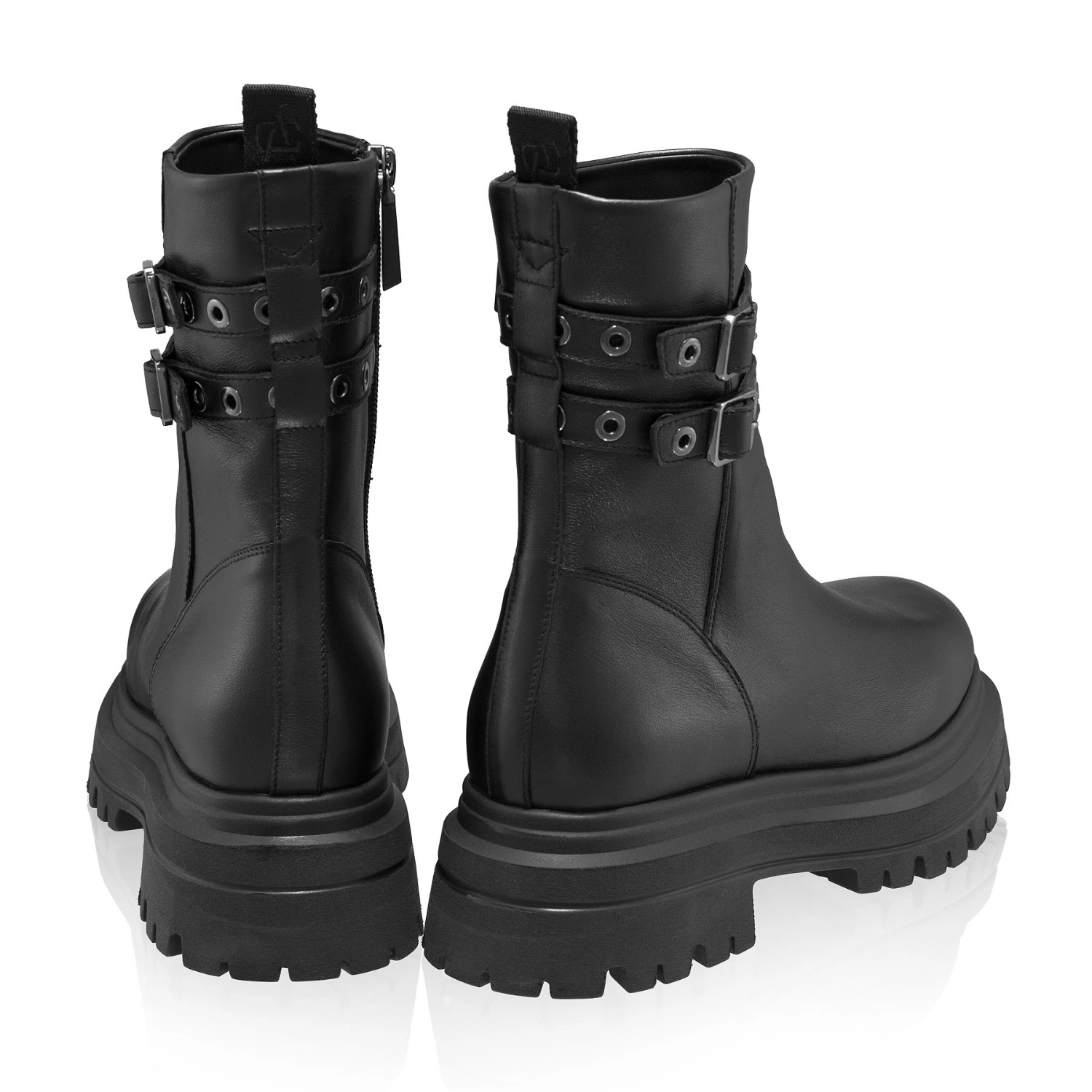 Picture of Suede Leather Ankle-Boots 8607 Vitello Black
