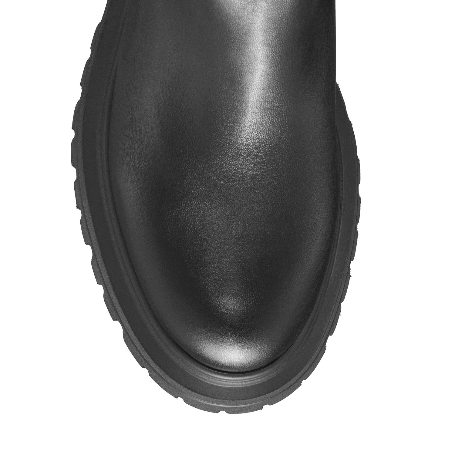 Picture of Suede Leather Ankle-Boots 8607 Vitello Black
