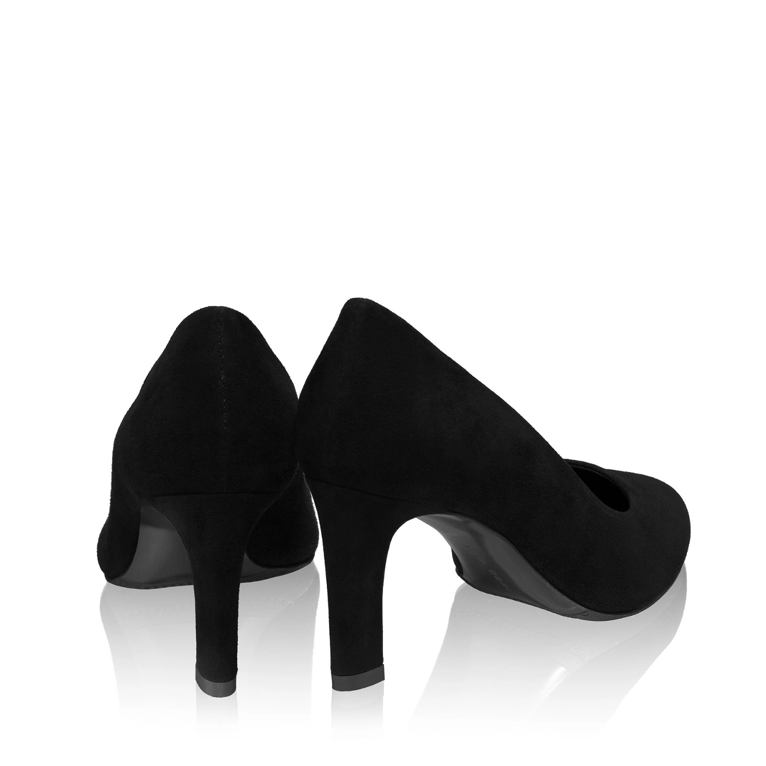 Imagine Pantofi Eleganti Dama 8601 Camoscio Negru
