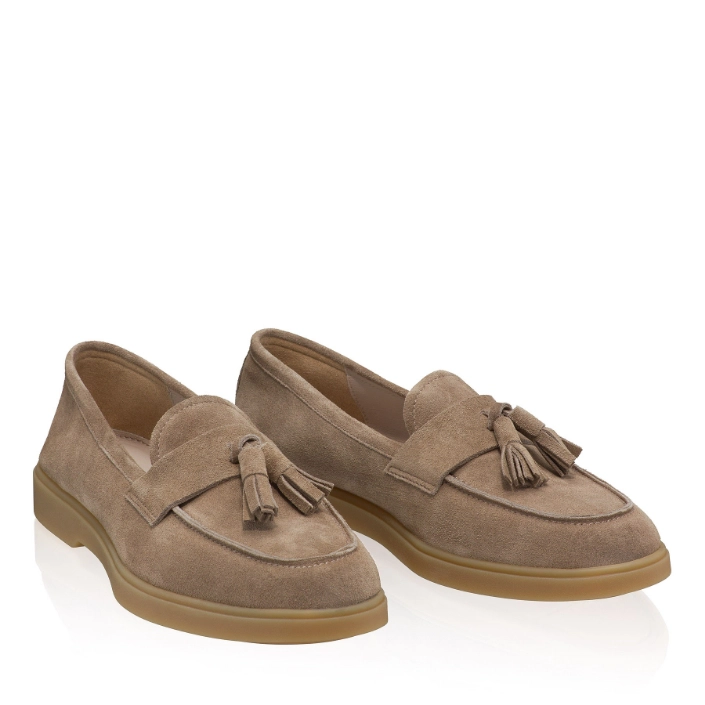 Pantofi Casual Dama 7517 Crosta Taupe/Sav