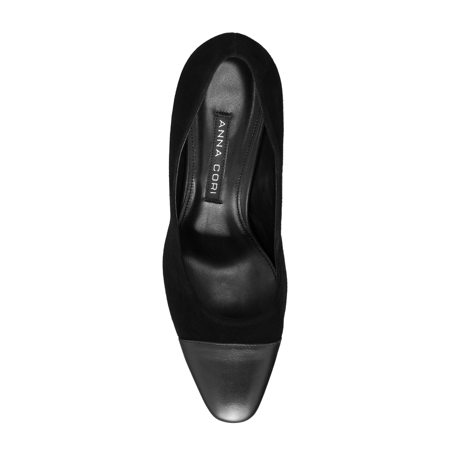 Imagine Pantofi Eleganti Dama 8605 Camoscio+Vitello Negru