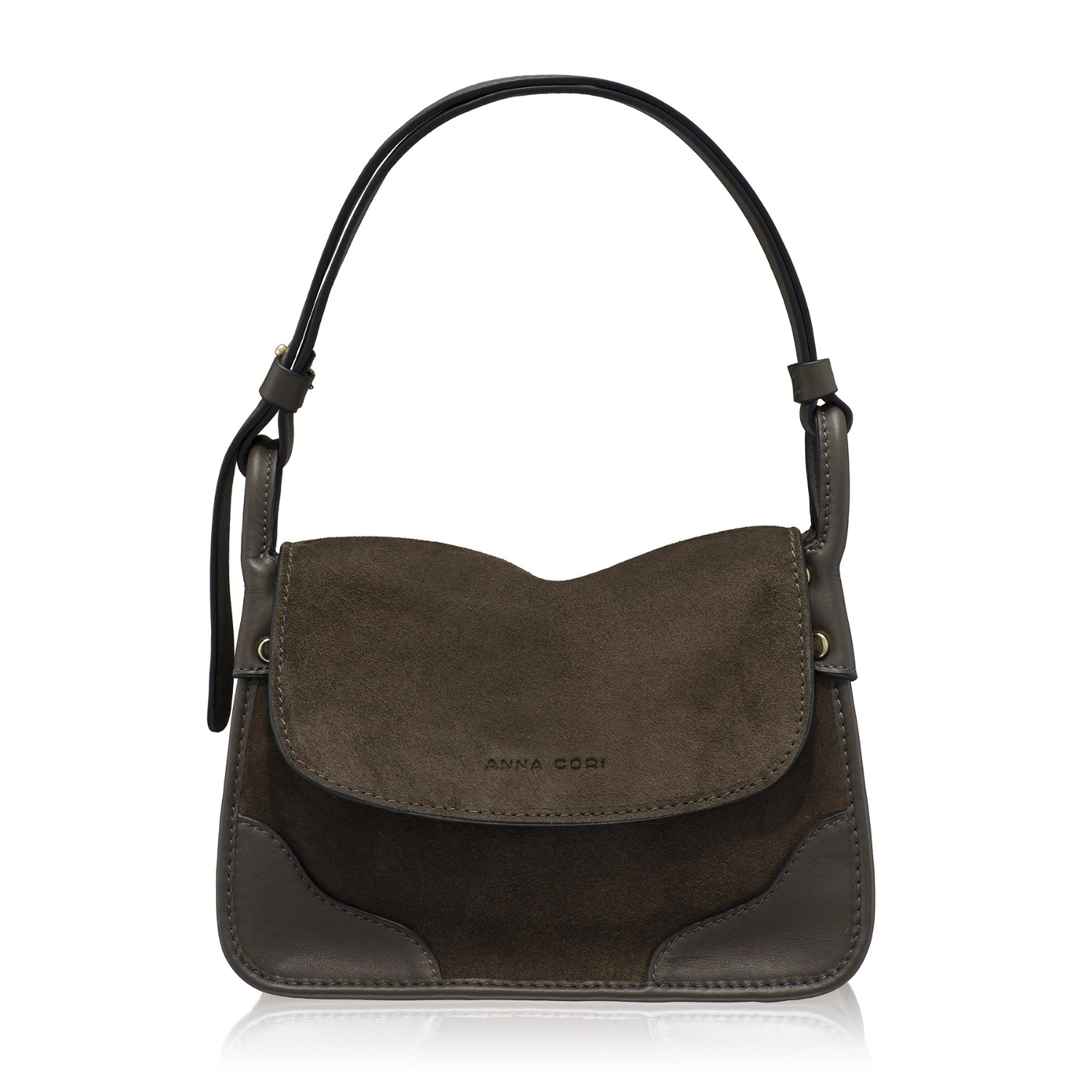 Imagine Geanta dama de umar CLARE 01 CROSTA+VIT MILITARE