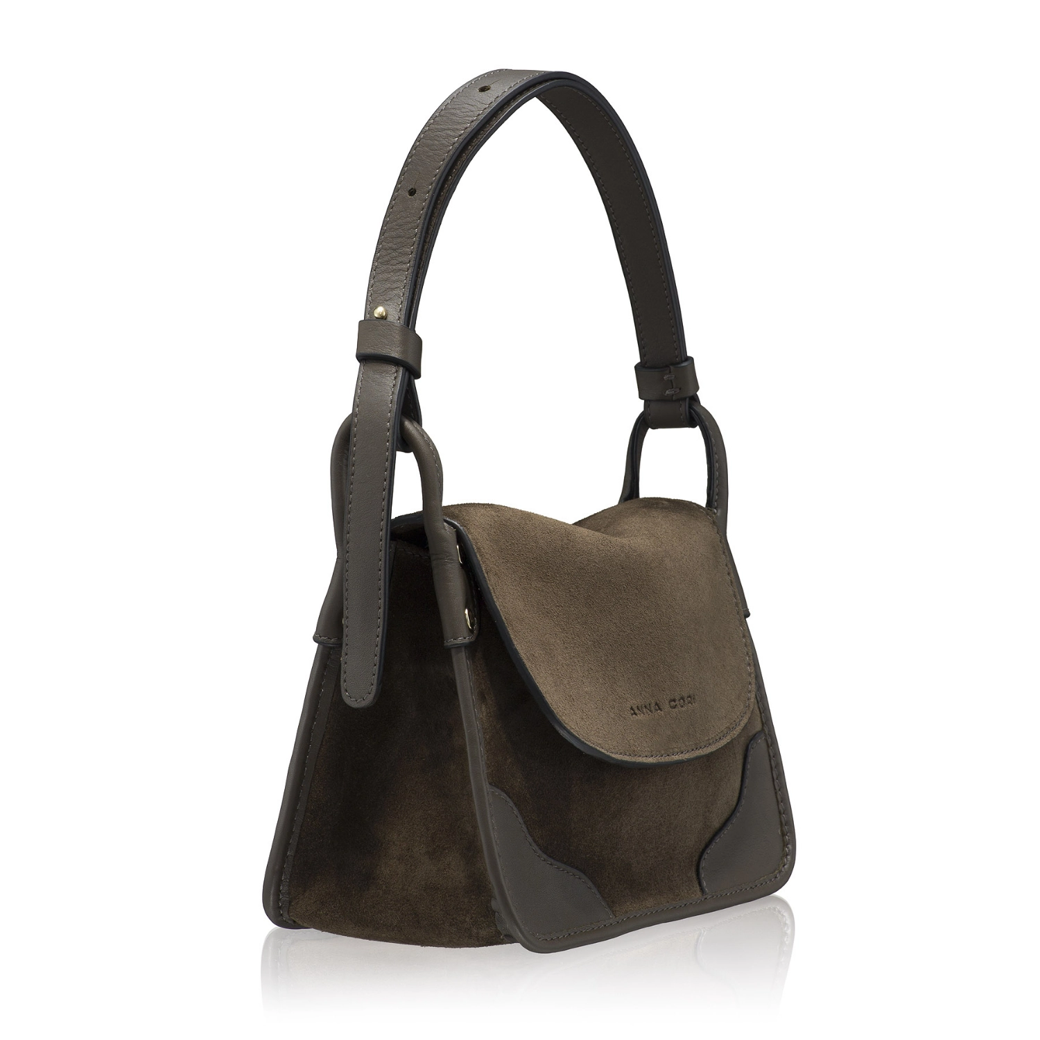 Imagine Geanta dama de umar CLARE 01 CROSTA+VIT MILITARE