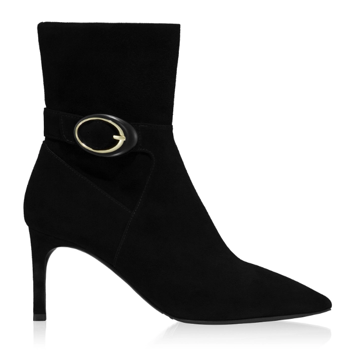 Imagine Botine Dama 8628 Camoscio Negru