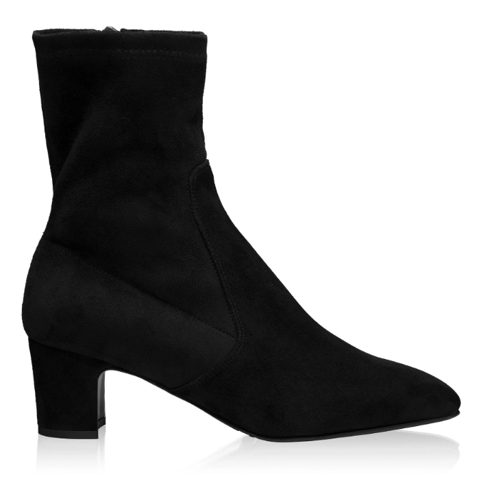 Imagine Botine Dama 8545 Camoscio+Stretch Negru