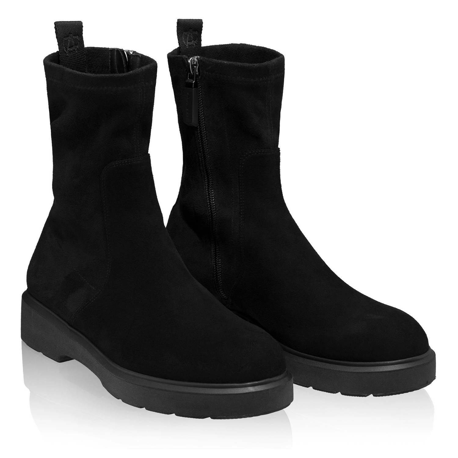 Picture of Women's Boots 8536 Camoscio+Stretch Black
