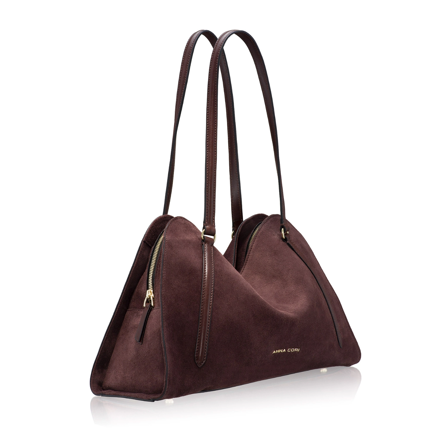 Imagine Geanta dama de umar VELSA 01 CROSTA+VIT CHOCOLATE
