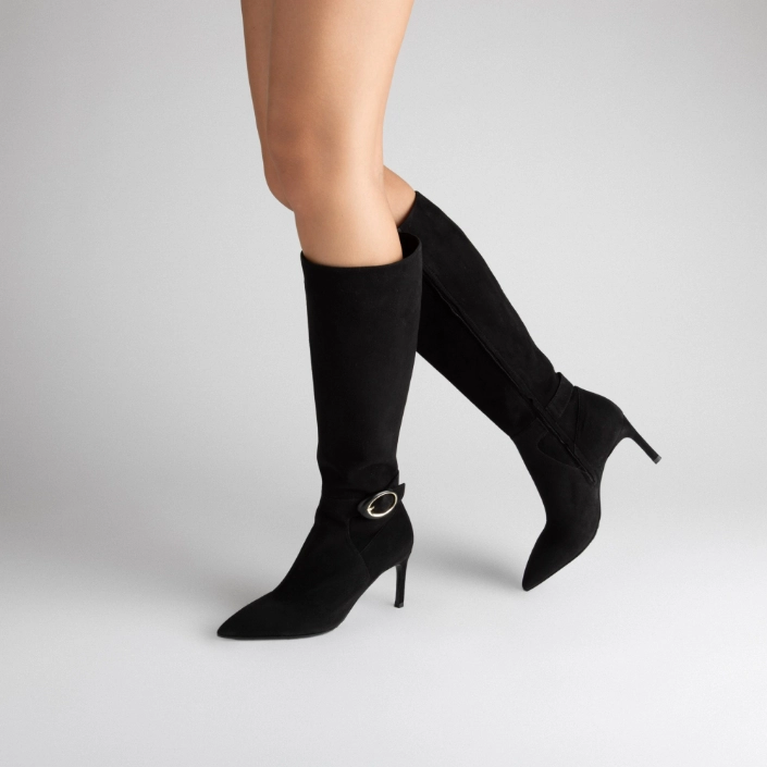 Cizme Damă 8625 Camoscio Negru